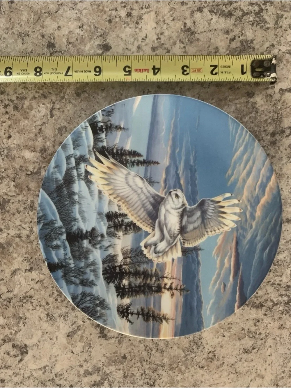Vintage Owl Plate Lot “Peek-a-Whoo Screech Owls” “Twilight Glow”